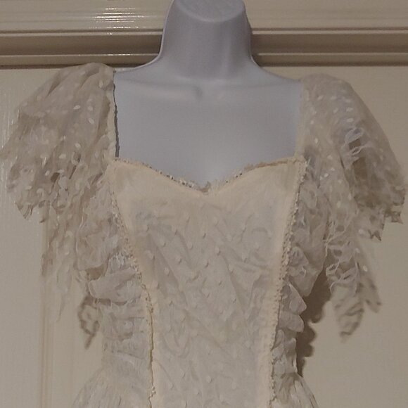 Steppin Out Vintage Lace Cottage Milkmaid Fairy Cosplay Victorian Prairie 5 - Picture 3 of 16